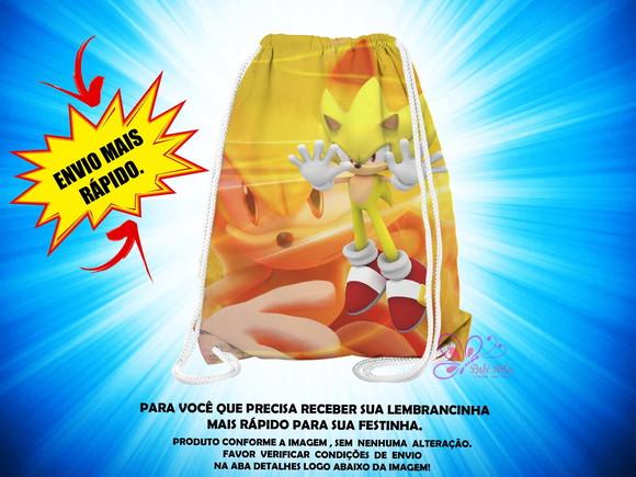 Mochilinha Sonic ( Envio + Rápido )