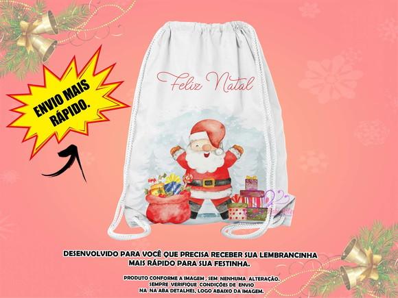 Mochilinha 19x28cm Natal ( Envio + Rápido )