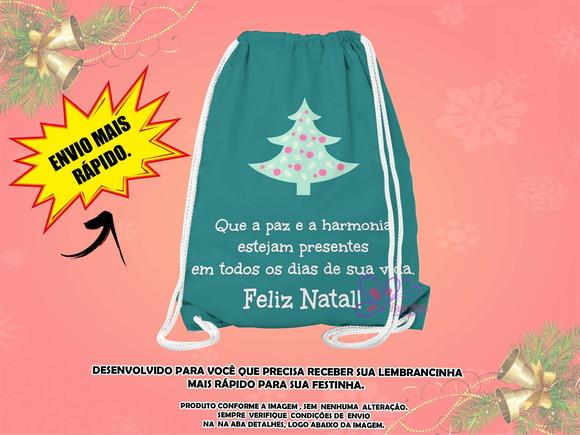 Mochilinha 19x28cm Natal ( Envio + Rápido )
