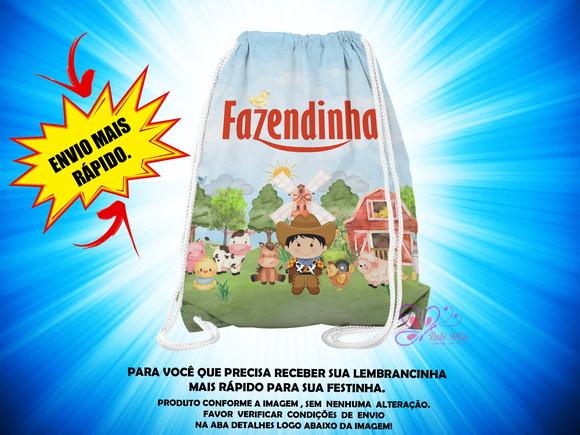 Mochilinha Fazendinha ( Envio + Rápido )