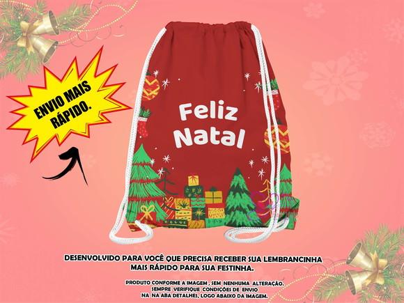 Mochilinha 19x28cm Natal ( Envio + Rápido )