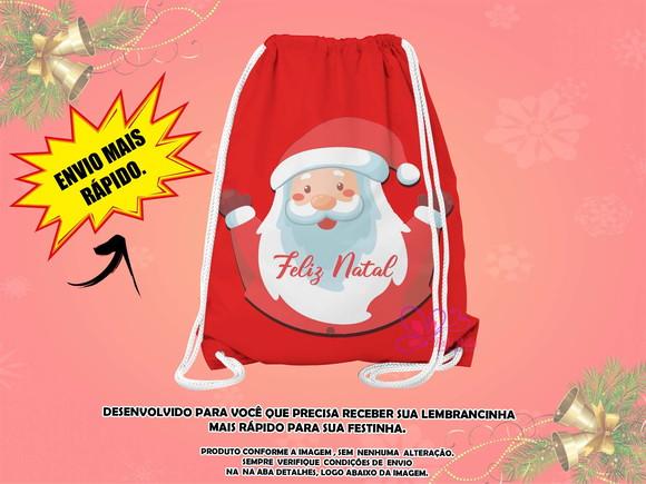 Mochilinha 19x28cm Natal ( Envio + Rápido )