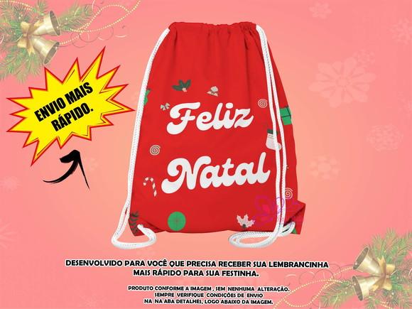 Mochilinha 19x28cm Natal ( Envio + Rápido )