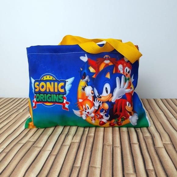 Sacolinhas Ecobag Personalizadas 28x19cm Sonic