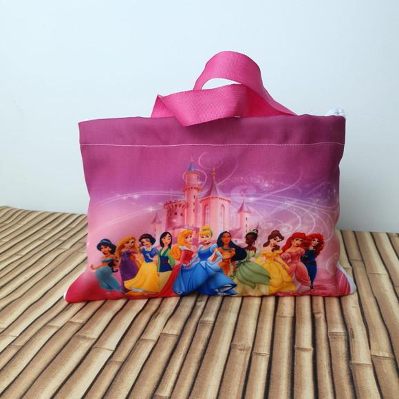 Sacolinhas Ecobag Personalizadas 28x19cm Princesas