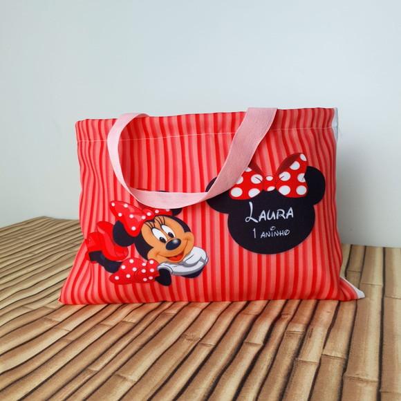 Sacolinhas Ecobag Personalizadas 28x19cm Minie