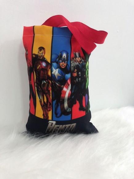 -sacolinhas Ecobag Personalizadas Vingadores