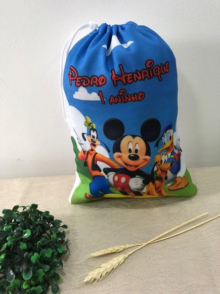 Saco Surpresa Personalizado 19x28cm mickey