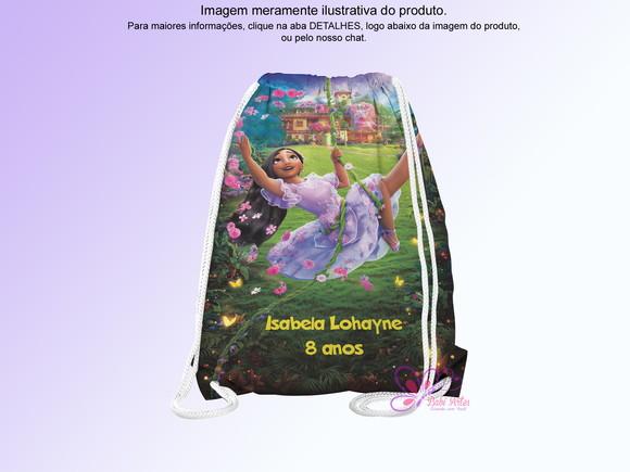 Mochilinha Personalizada 19x28cm Encanto