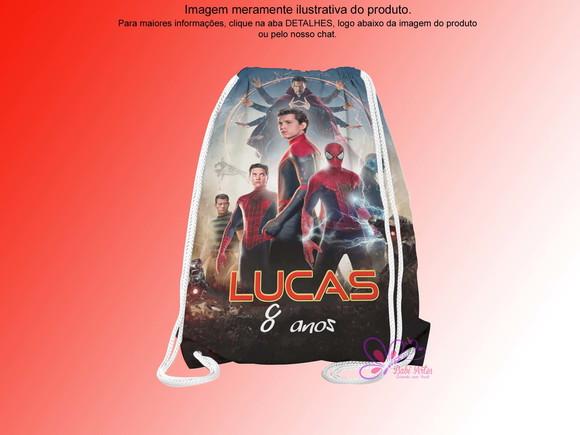 Mochilinha Personalizada Homem Aranha