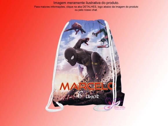 Mochilinha Personalizada Homem Aranha