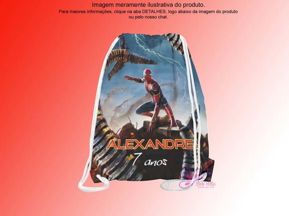 Mochilinha Personalizada Homem Aranha