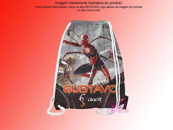 Mochilinha Personalizada Homem Aranha