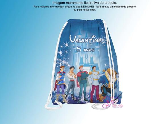 Mochilinha Personalizada Princípes