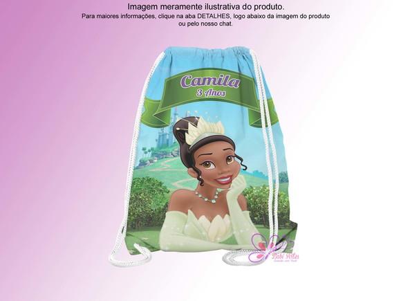 Mochilinha Personalizada Tiana