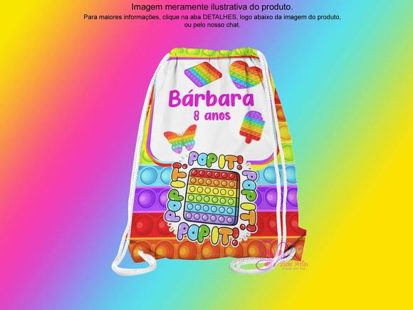 Mochilinha Personalizada POP IT