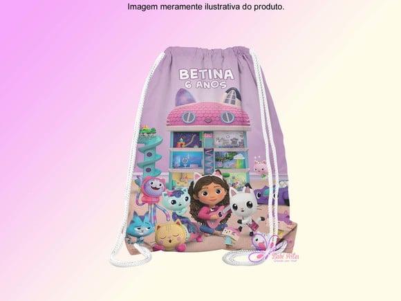 Mochilinha Personalizada a Casa Mágica da Gabby