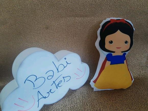 Almofada Formato Personalizada Branca de Neve