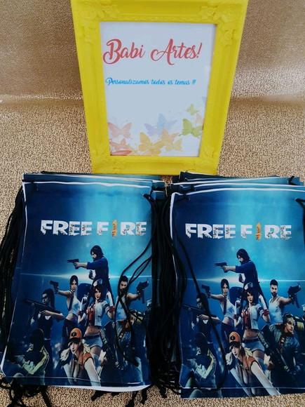 Mochilinha Personalizada Free Fire