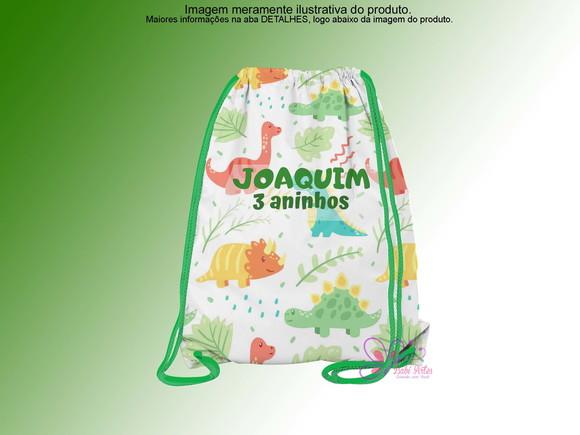 Mochilinha Personalizada Dinossauros Baby