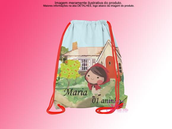 Mochilinha Personalizada Chapelzinho Vermelho