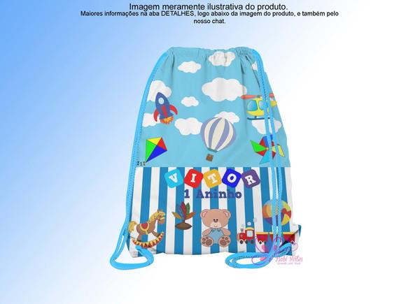 Mochilinha Personalizada Brinquedos