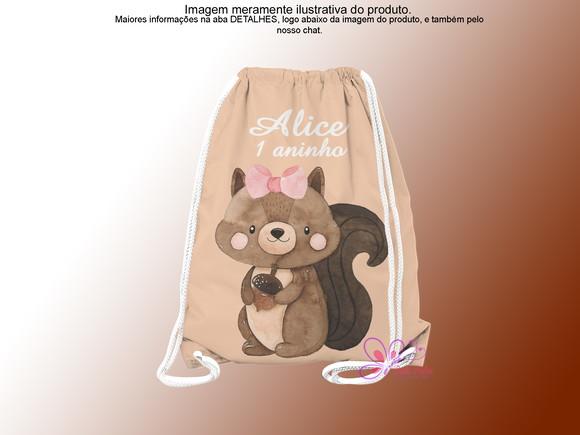 Mochilinha Personalizada Bosque Encantado
