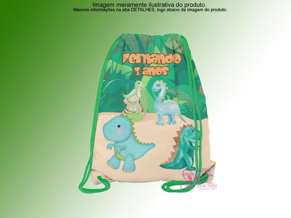 Mochilinha Personalizada Dinossauros Baby
