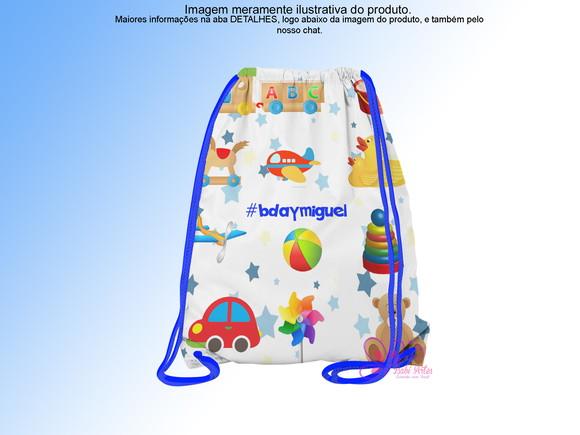 Mochilinha Personalizada Brinquedos