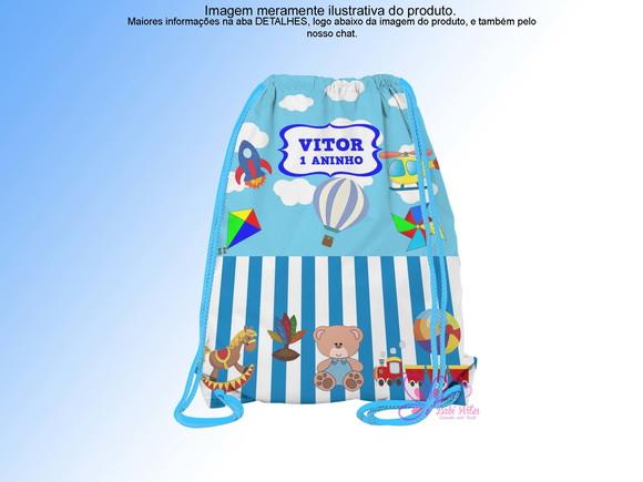 Mochilinha Personalizada Brinquedos