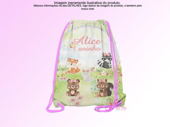 Mochilinha Personalizada Bosque Encantado