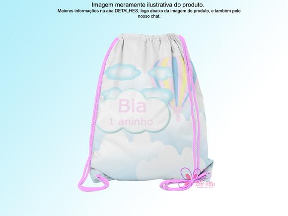 Mochilinha Personalizada Balões