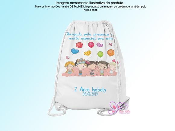 Mochilinha Personalizada Balões