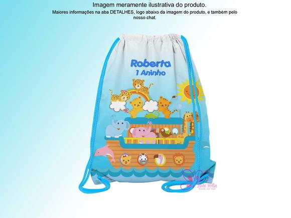 Mochilinha Personalizada a Arca de Noé