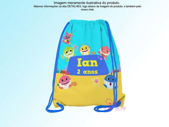 Mochilinha Personalizada Baby Shark