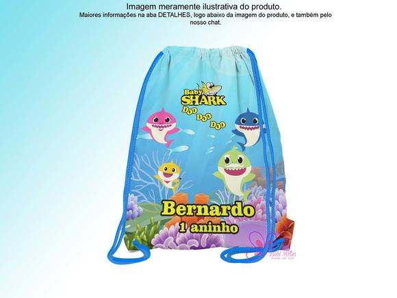 Mochilinha Personalizada Baby Shark
