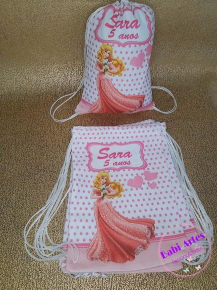 Mochilinha Personalizada Princesa Aurora