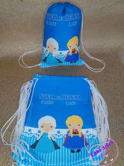 Mochilinha Personalizada Frozen Cute