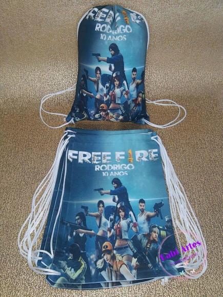 Mochilinha Personalizada Freefire