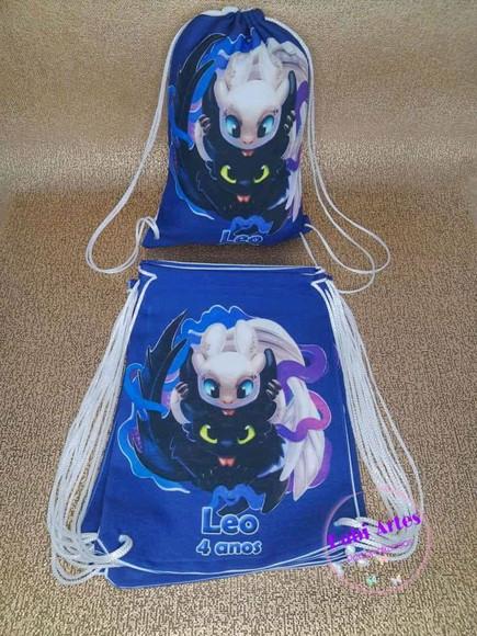 Mochilinha Personalizada Como Treinar Seu Dragão