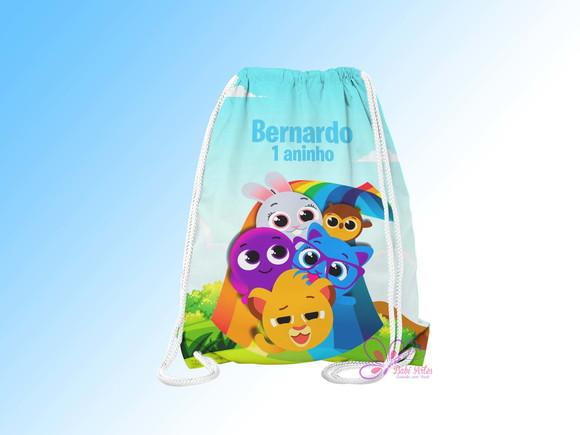 Mochilinha Personalizada 19x28cm Bolofofo