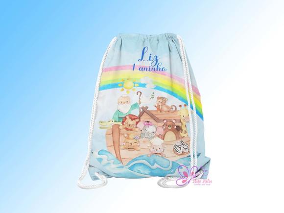 Mochilinha Personalizada a Arca de Noé