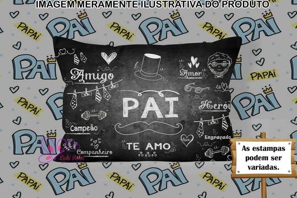 Almofadinha Personalizada 20x30cm Dia Dos Pais
