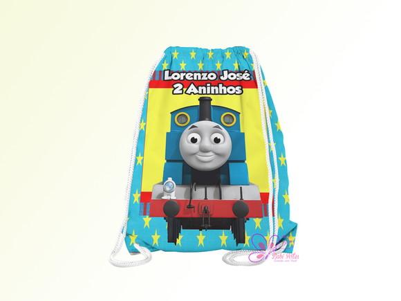 Mochilinha Personalizada Thomas o Trem