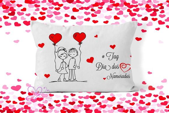 Almofadinha Personalizada 20x30cm Dia Dos Namorados
