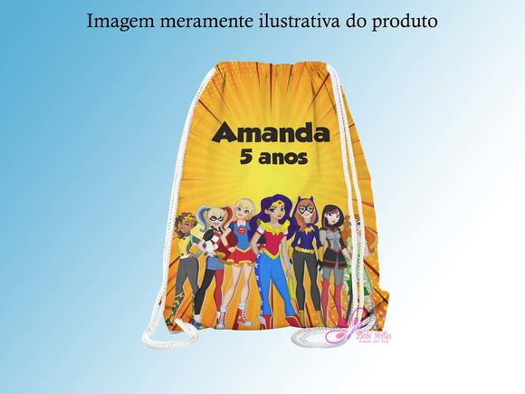 Mochilinha Personalizada Super Herois Girls