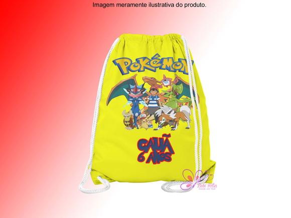 Mochilinha Personalizada Pokemon