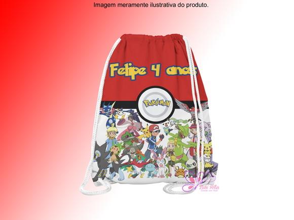 Mochilinha Personalizada Pokemon