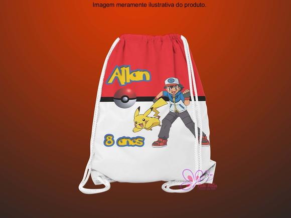 Mochilinha Personalizada Pokemon