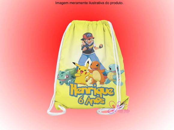 Mochilinha Personalizada Pokemon